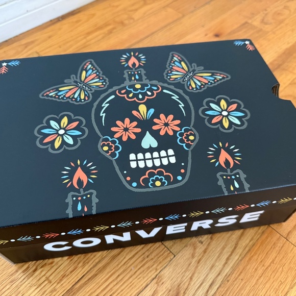 Converse Chuck 70 High Mi Gente Dia De Muertos Shoes Size Mens 9 or Womens 11 - Picture 11 of 12